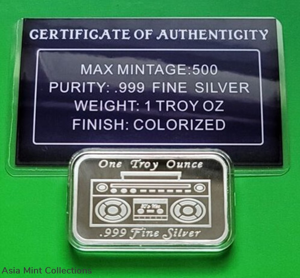 coins ingots bullion coin rare 1 oz disney 999 fine silver color hand enamel bar w coa dj scrooge mcduck