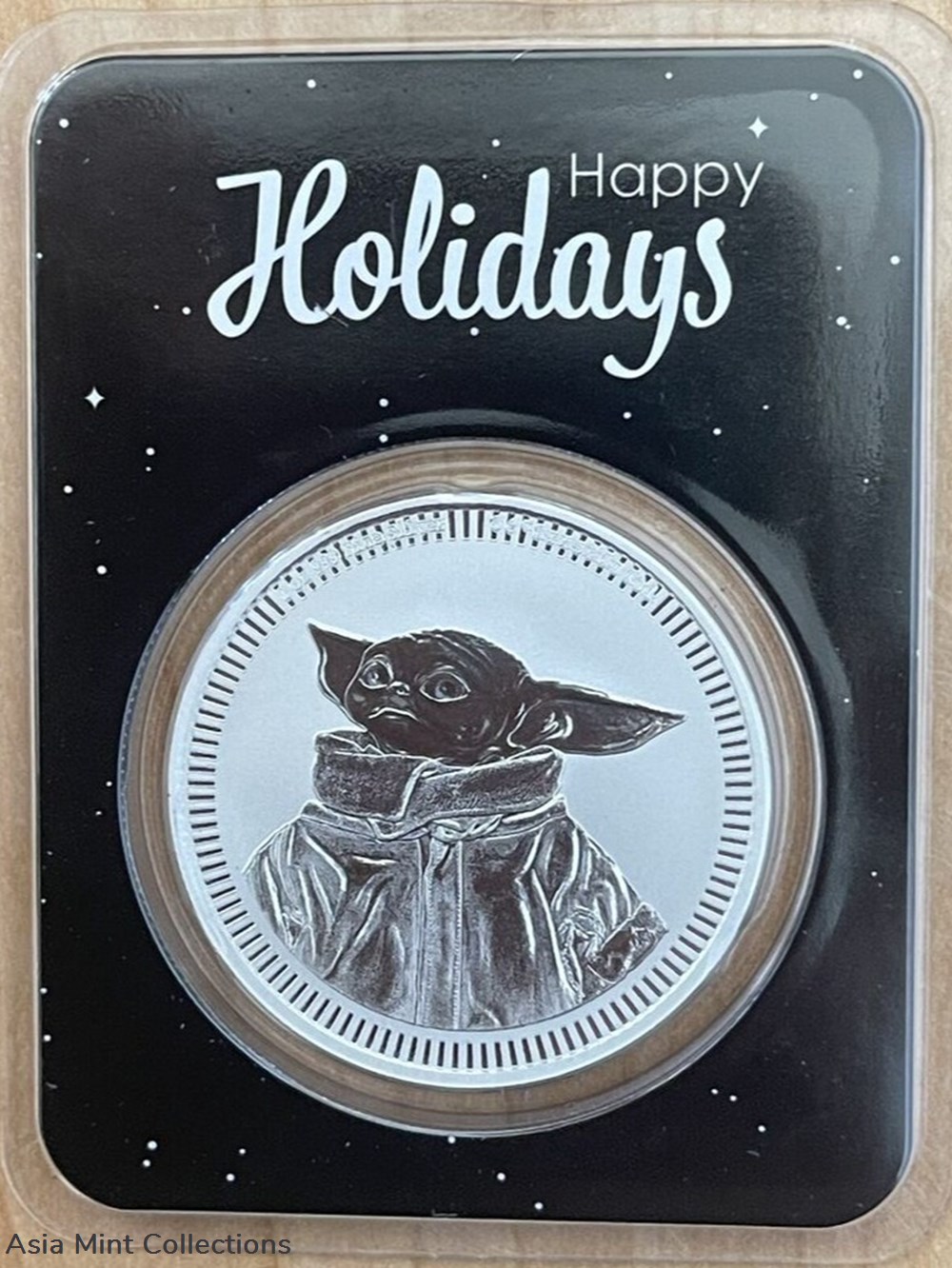 2023 Niue 1 oz . 999 silver Grogu Baby Yoda in Serialized Happy Holidays In TEP 6 coins ingots bullion coin 2023 niue 1 oz 999 silver grogu baby yoda in serialized happy holidays in tep