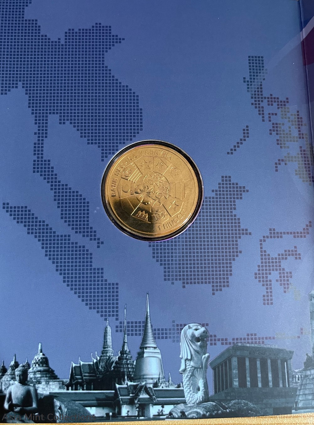 2015 - ASEAN Set of 2 commemorative Coin Proof 7 coins 2015 asean set of 2 commemorative coin proof