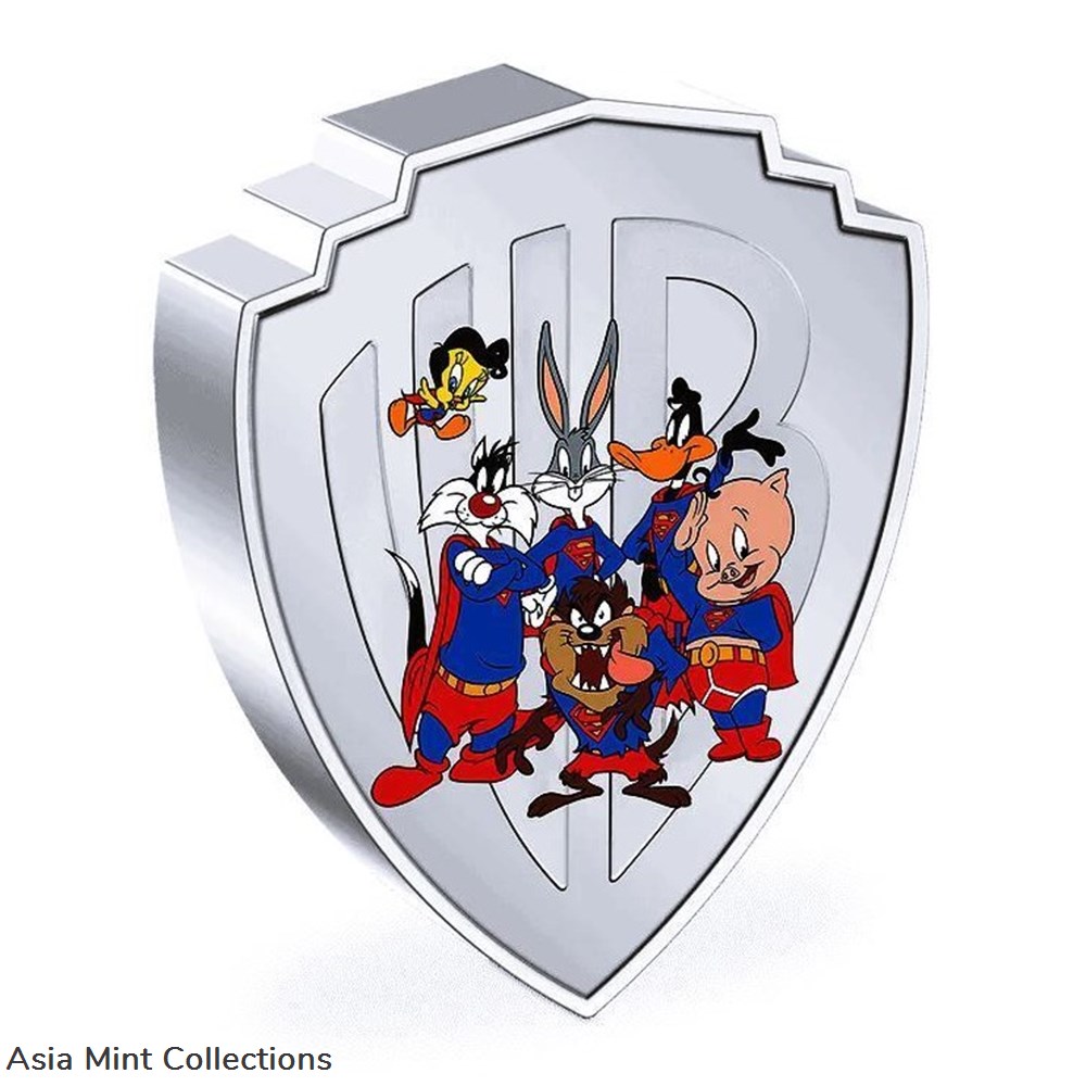 2023 - 2 oz Silver Niue Islands Proof - Looney Tunes MASHUPS - SUPERMAN - NZ$5 coins ingots bullion coin 2023 2 oz silver niue islands proof looney tunes mashups superman nz 5