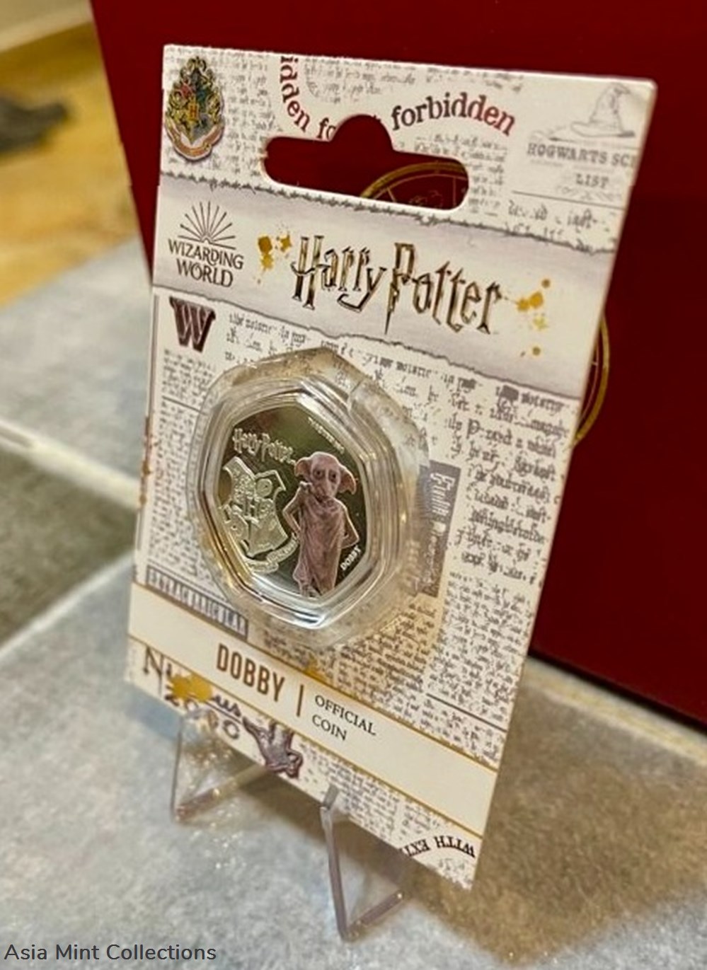 2021 Cook Island $25Cents Harry Potter Wizarding World DOBBY Silver Proof Heptagonal Shaped 2 coins ingots bullion coin 2021 cook island 25cents harry potter wizarding world dobby silver proof heptagonal shaped
