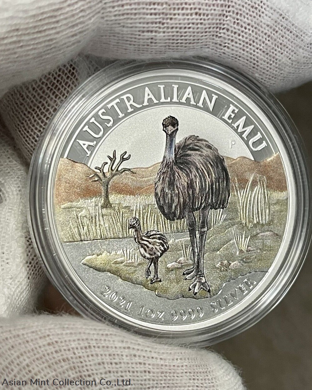 2021 Australian Emu 1oz Coloured Silver Coin - Melbourne Money Expo ANDA Special coins ingots bullion 2021 australian emu 1oz coloured silver coin melbourne money expo anda special