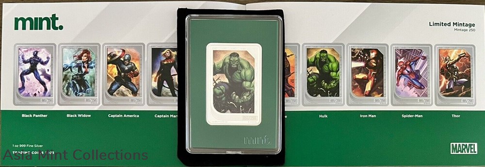 2023 limited niue marvel trading coins hulk 51 250 minted sold out