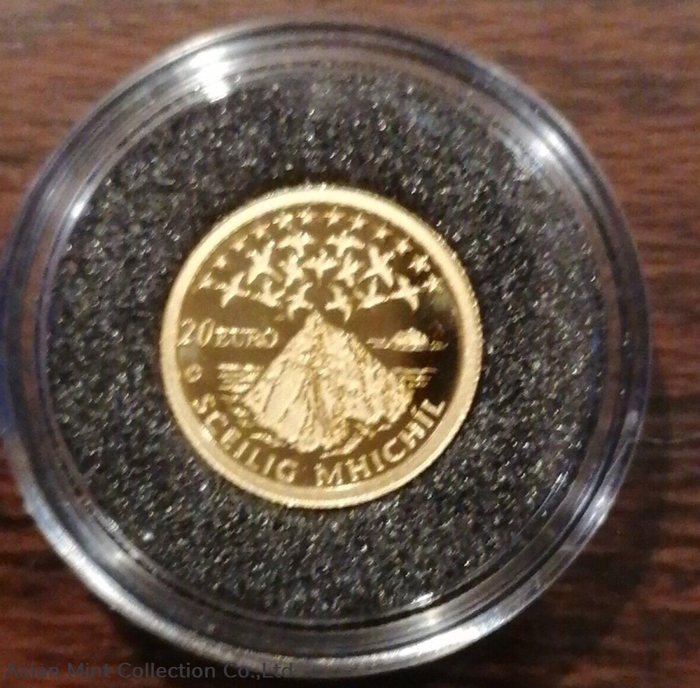 2008 - Proof Euro coin set, "Skellig Michael", €20 gold & €10 silver 2 coins 2008 proof euro coin set skellig michael 20 gold 10 silver