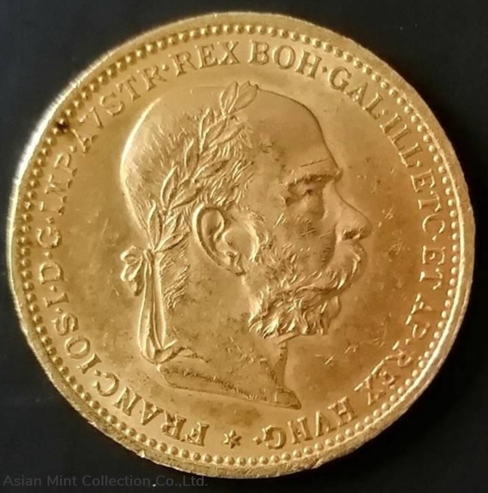 1893 - Austria Gold 20 Corona Coin - Franz Joseph I coins world 1893 austria gold 20 corona coin franz joseph i
