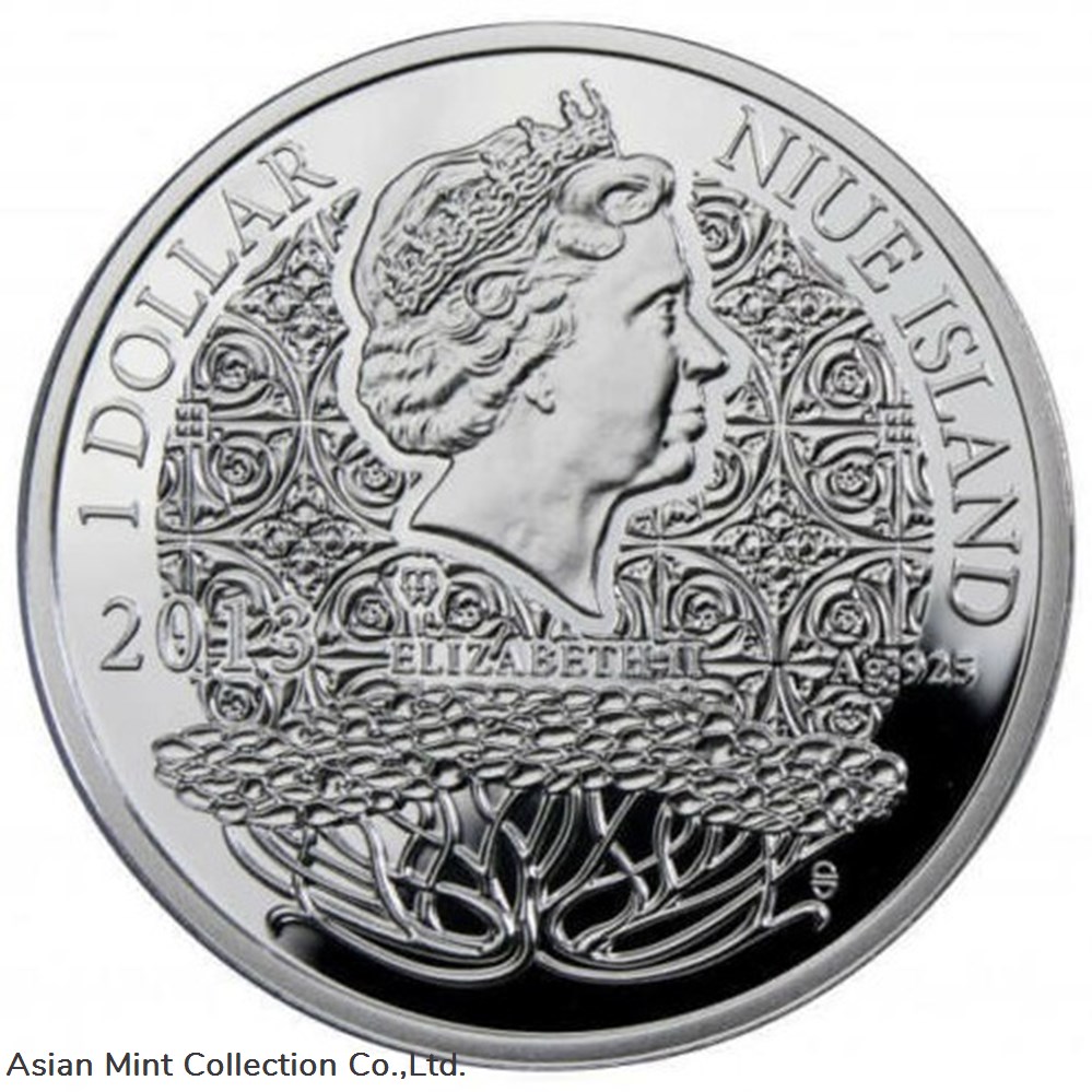 2013 - MAY The Magic Stones of Happiness Proof silver Coin 1$ Niue coins ingots bullion 2013 may the magic stones of happiness proof silver coin 1 niue