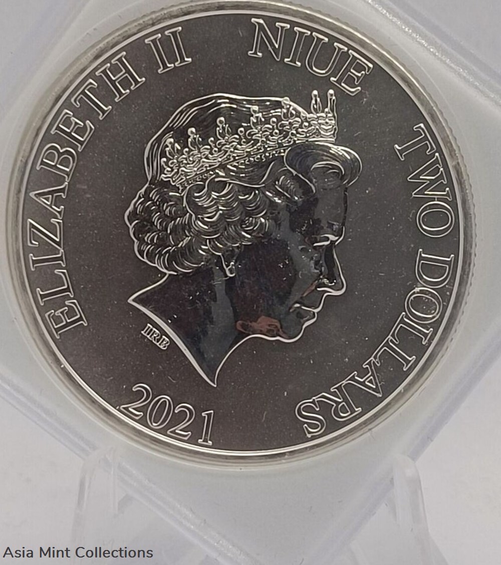 coins ingots bullion coin 2021 2dollars niue disney hakuna matata 1oz silver 999