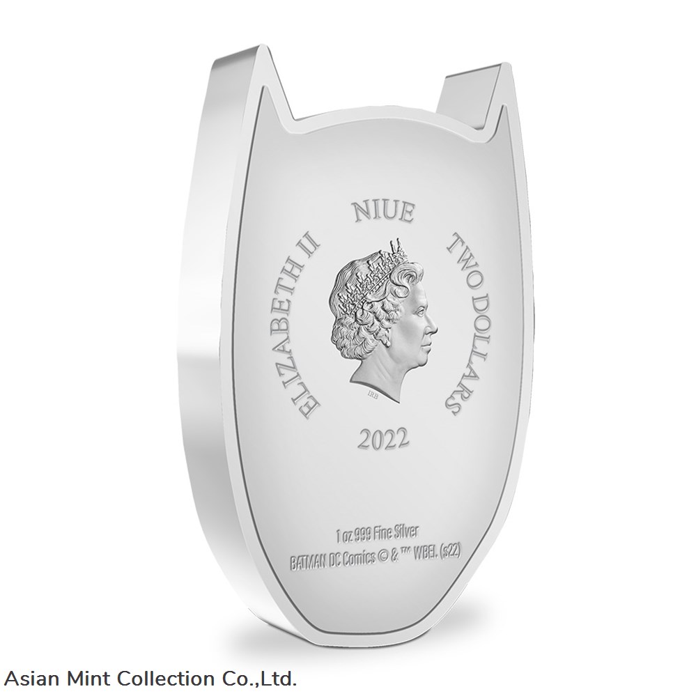 2022 Faces of Gotham - Batman 1oz Silver Coin 2 coins ingots bullion 2022 faces of gotham batman 1oz silver coin