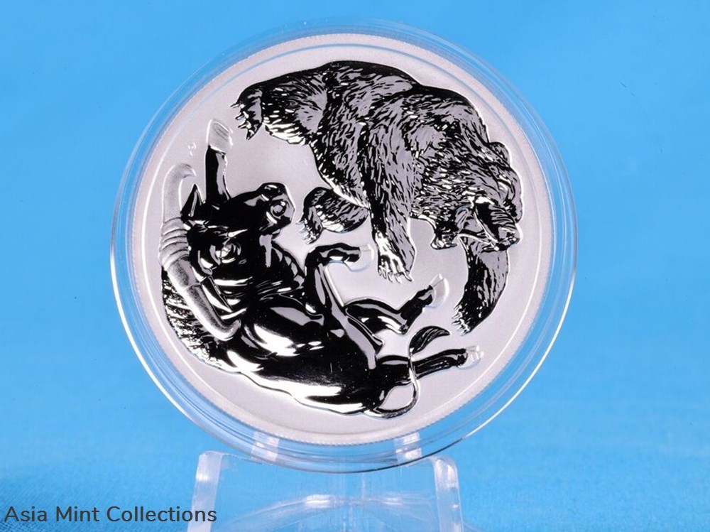 coins ingots bullion coin 2020 australia 1 dollar bull bear 1 oz 9999 silver st bu