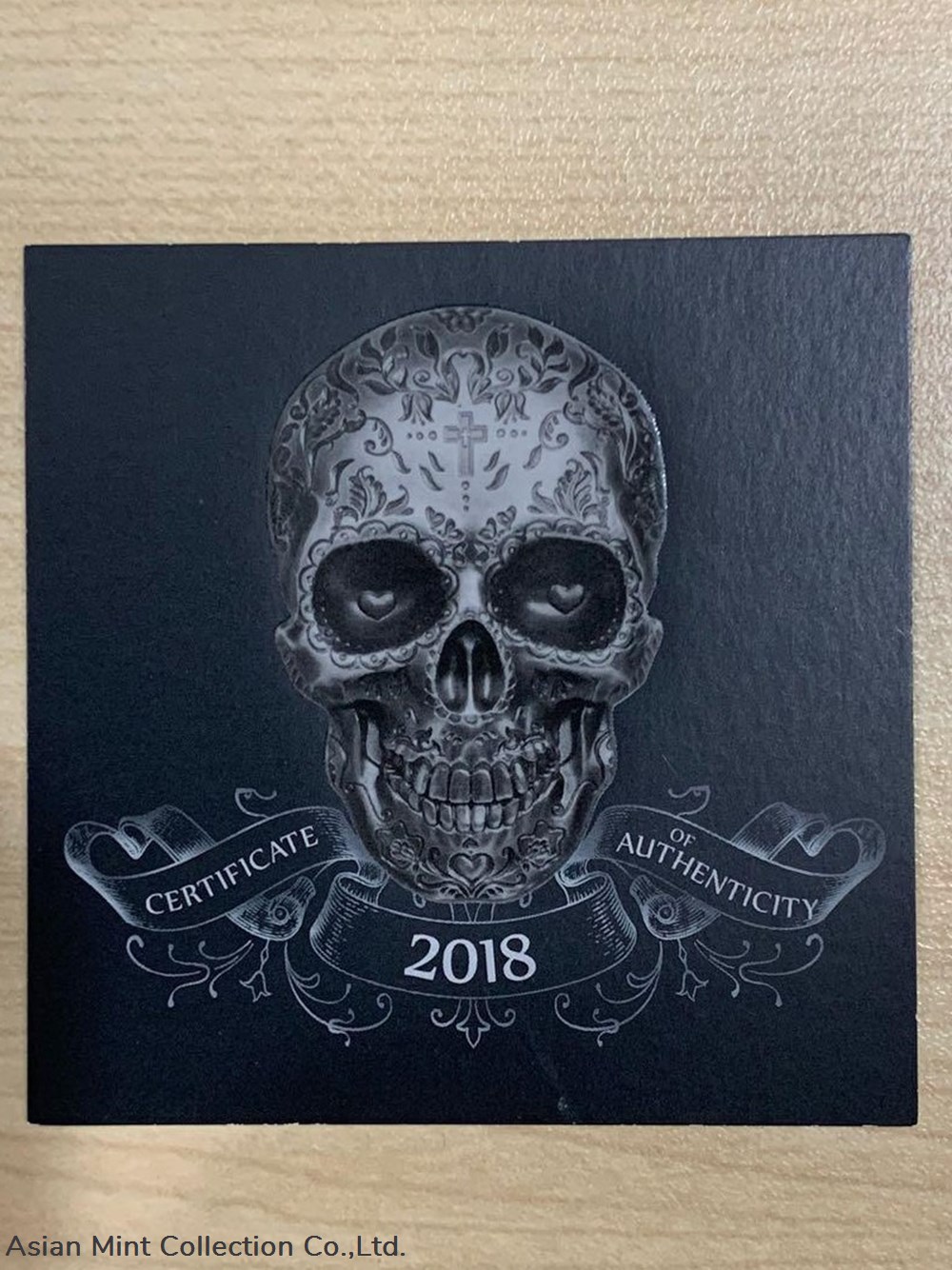 coins ingots bullion 2018 1 oz palau la catrina skull high relief antiqued silver coin