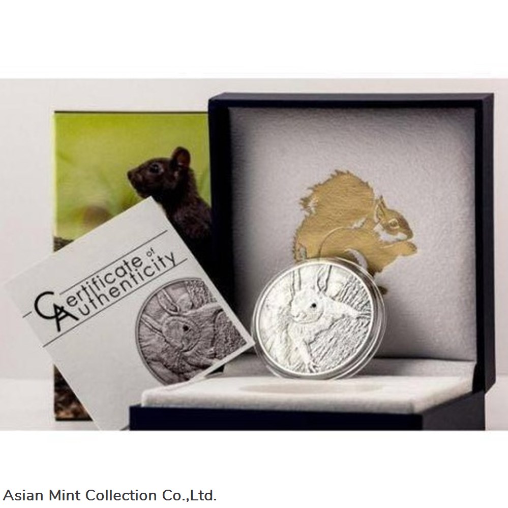 2012 - Red Squirrel With Swarovski Crystal coins ingots bullion silver coin 2012 red squirrel with swarovski crystal