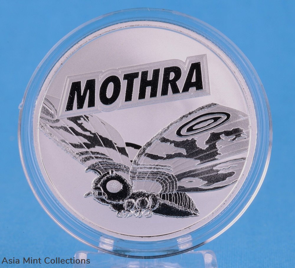 2023 - Mothra Godzilla 1 Oz 999 Niue $2 Silver Coin ST/BU 3 coins ingots bullion 2023 mothra godzilla 1 oz 999 niue 2 silver coin st bu