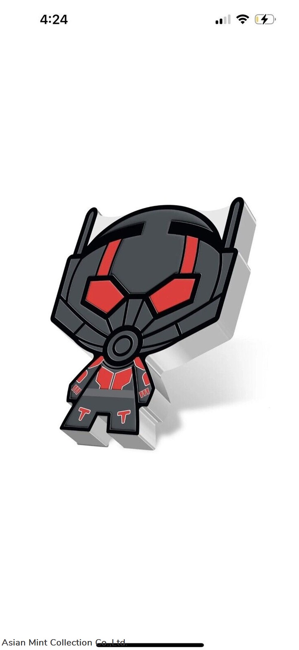 2023 - Niue Marvel Ant-Man 1oz Silver Chibi Proof Coin 2 coins ingots bullion ingot 2023 niue marvel ant man 1oz silver chibi proof coin