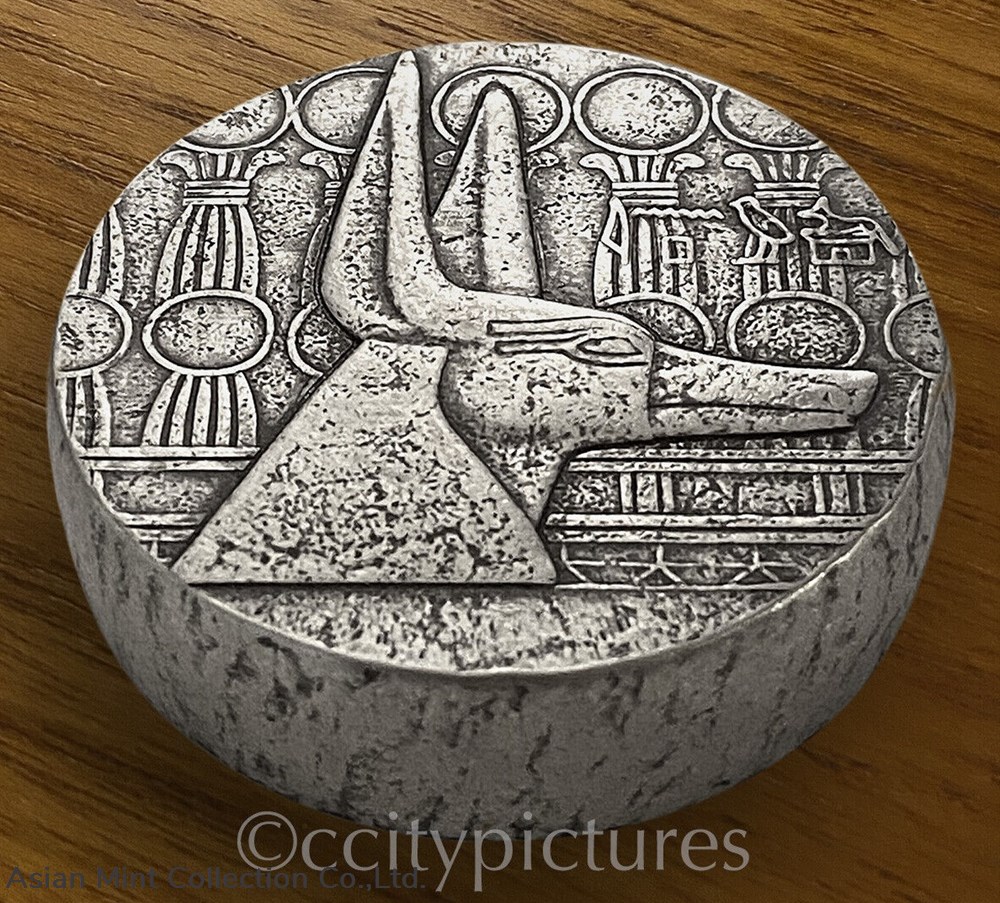 2021 5 oz 999 Silver Republic of Chad Anubis Antiqued Coin 3 coins ingots bullion ingot 2021 5 oz 999 silver republic of chad anubis antiqued coin