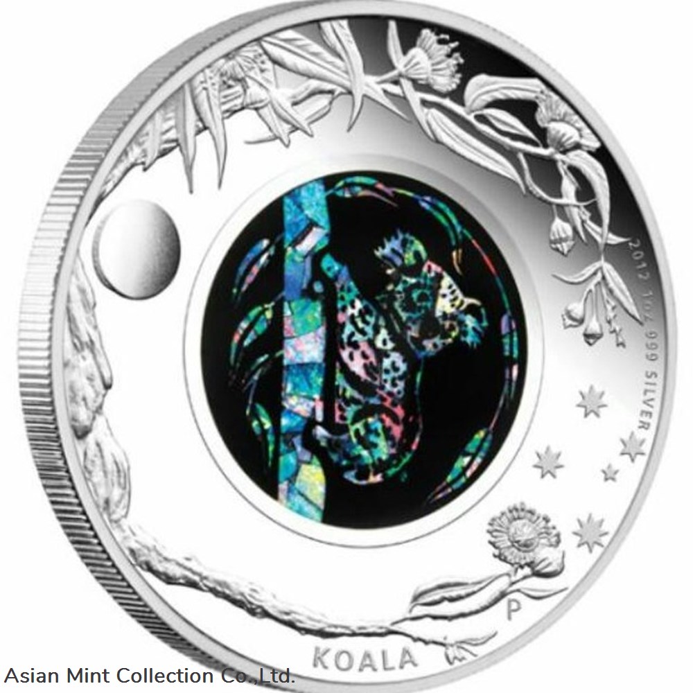 coins ingots bullion 2012 australian opal series the koala 1oz silver proof coin