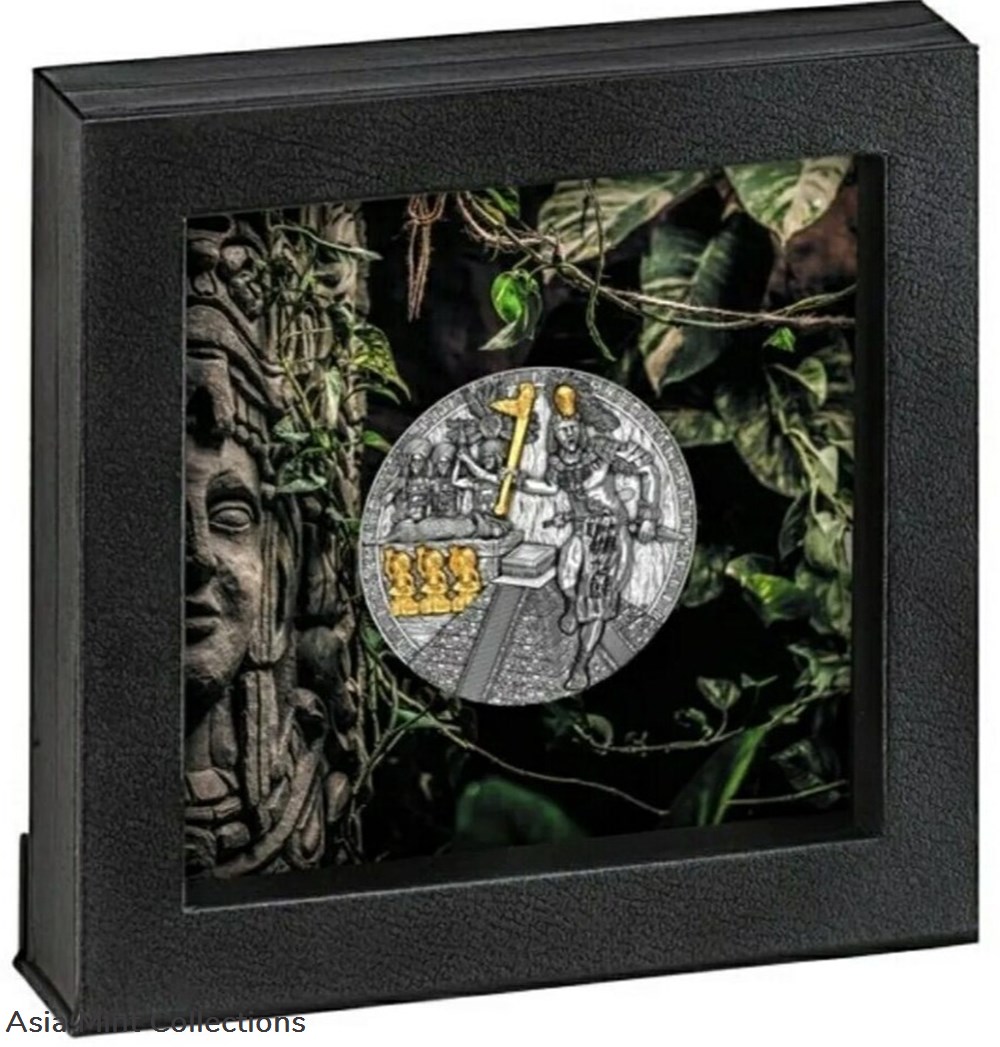 coins ingots bullion 2020 holcan mayan warrior 2 oz antique finish silver coin 5 niue