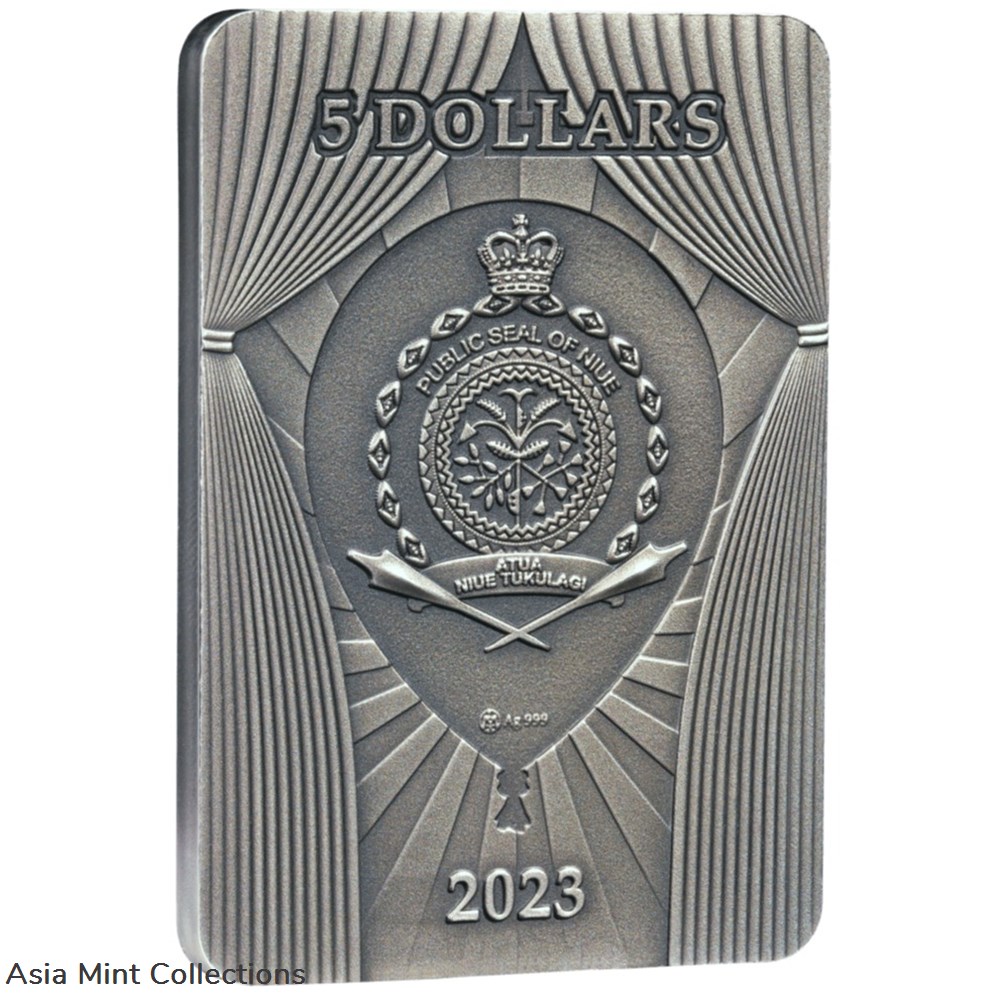 2023 - RISING Pastel Circus 2 Oz Silver Coin 5$ Niue 2 coins ingots bullion 2023 rising pastel circus 2 oz silver coin 5 niue