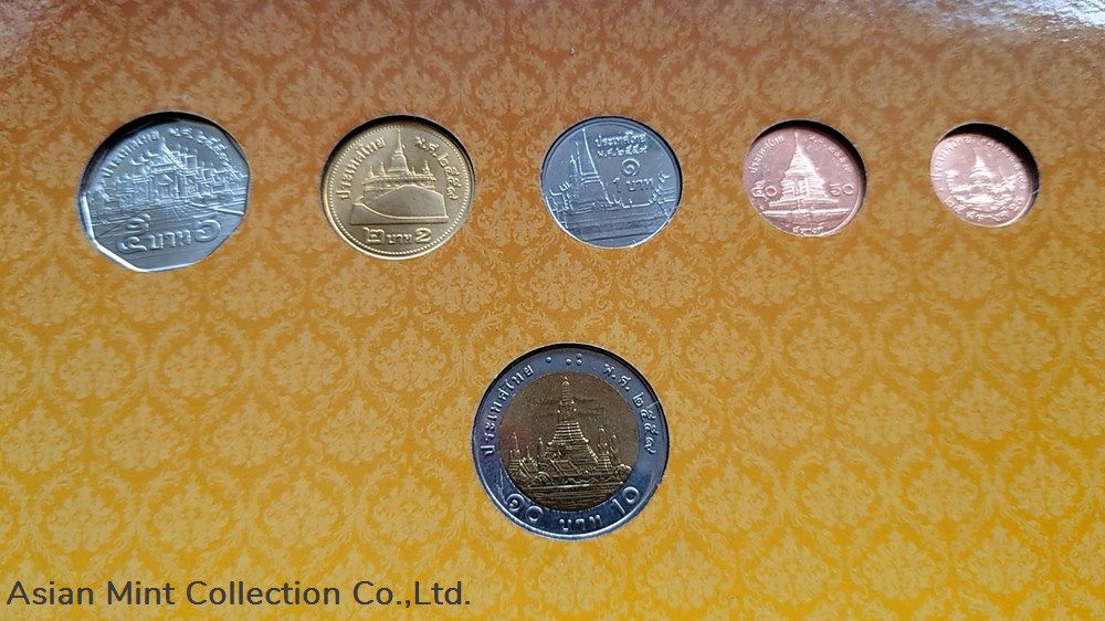 Circulation Coin panel complete set Thailand of The King's Rama 9, unused (6 coins) 4 circulation coin panel complete set thailand of the king s rama 9 unused 6 coins