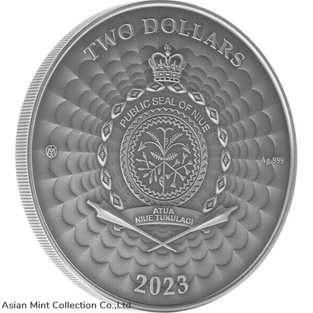 2023 - Baba Yaga World of Cryptids 1 oz Antique Finish Silver Coin 2$ Niue 2 coins ingots bullion 2023 baba yaga world of cryptids 1 oz antique finish silver coin 2 niue