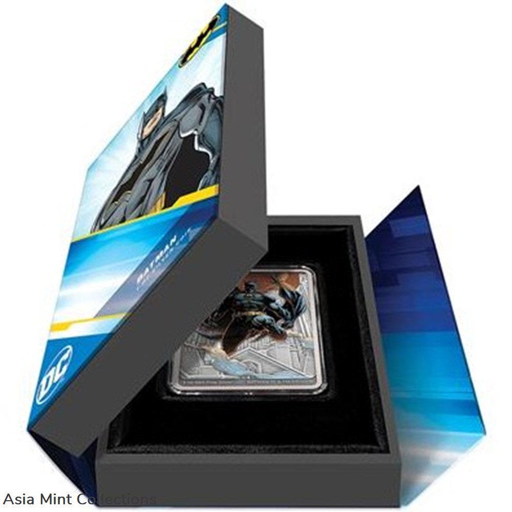 coins ingots bullion 2023 batman day dc comics 1 oz antique colored silver coin limited edition