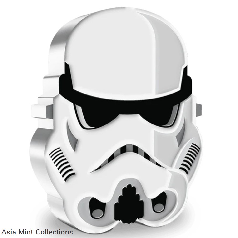 2021 1oz Silver Proof Star Wars The Faces of the Empire, Imperial Stormtrooper coins ingots bullion coin 2021 1oz silver proof star wars the faces of the empire imperial stormtrooper