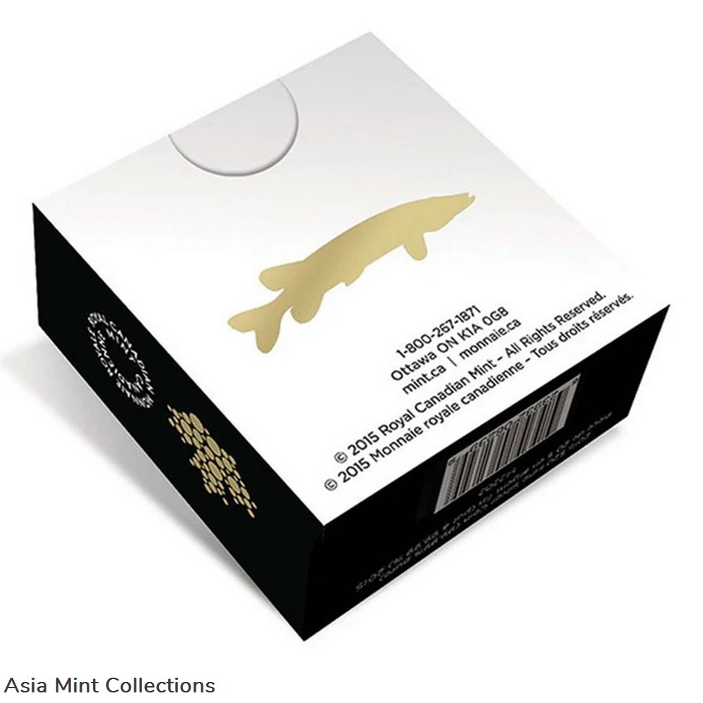 coins ingots bullion 2015 20 north american sportfish northern pike pure silver coin