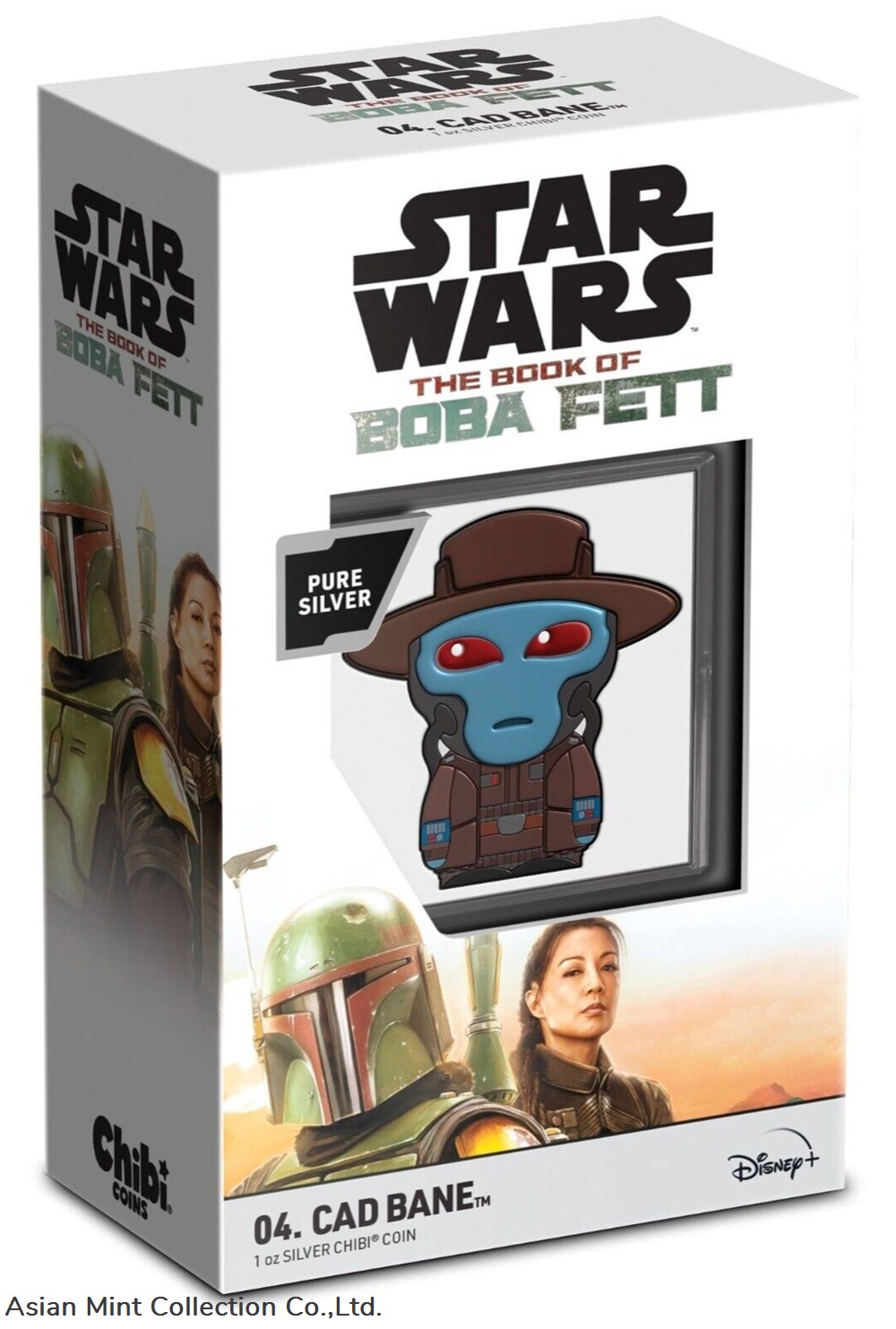 2022 - 1 Oz Silver Proof - Star Wars -The Book of Boba Fett Cad Bane 3 coins ingots bullion coin 2022 1 oz silver proof star wars the book of boba fett cad bane
