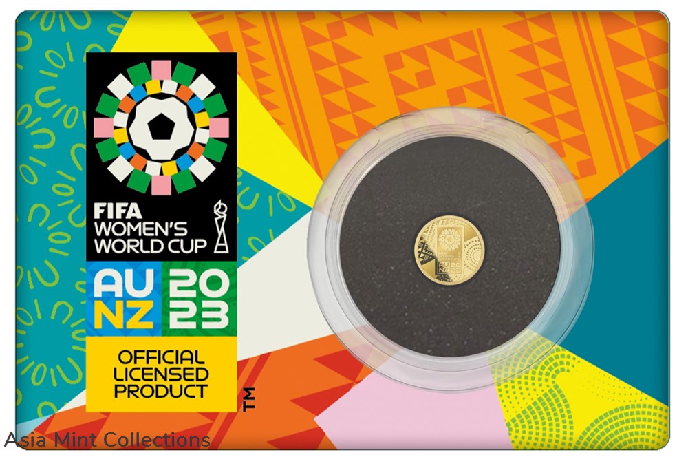 coins ingots bullion 2023 australia 5 fifa women s world cup emblem 0 5 grams gold pl in coincard