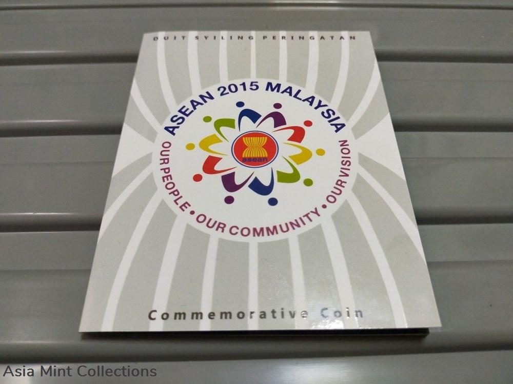 2015 - ASEAN Set of 2 commemorative Coin Proof 5 coins 2015 asean set of 2 commemorative coin proof