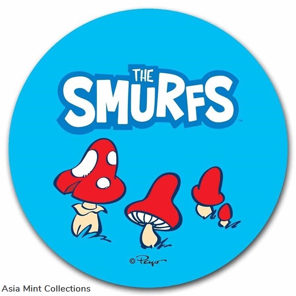 2023 - Smurfs Smurfs 65th Anniversary 1oz 999 Silver Niue Proof with Original Packaging 7 coins ingots bullion coin 2023 smurfs smurfs 65th anniversary 1oz 999 silver niue proof with original packaging
