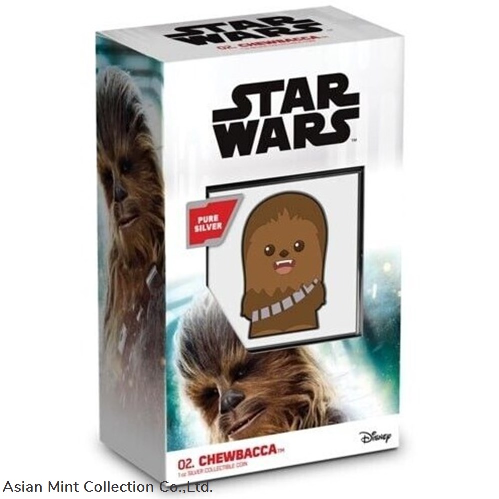 2020 Chibi Chewbacca Coin Collection Star Wars Series 1oz Pure Silver Coin 4 coins ingots bullion ingot 2020 chibi chewbacca coin collection star wars series 1oz pure silver coin