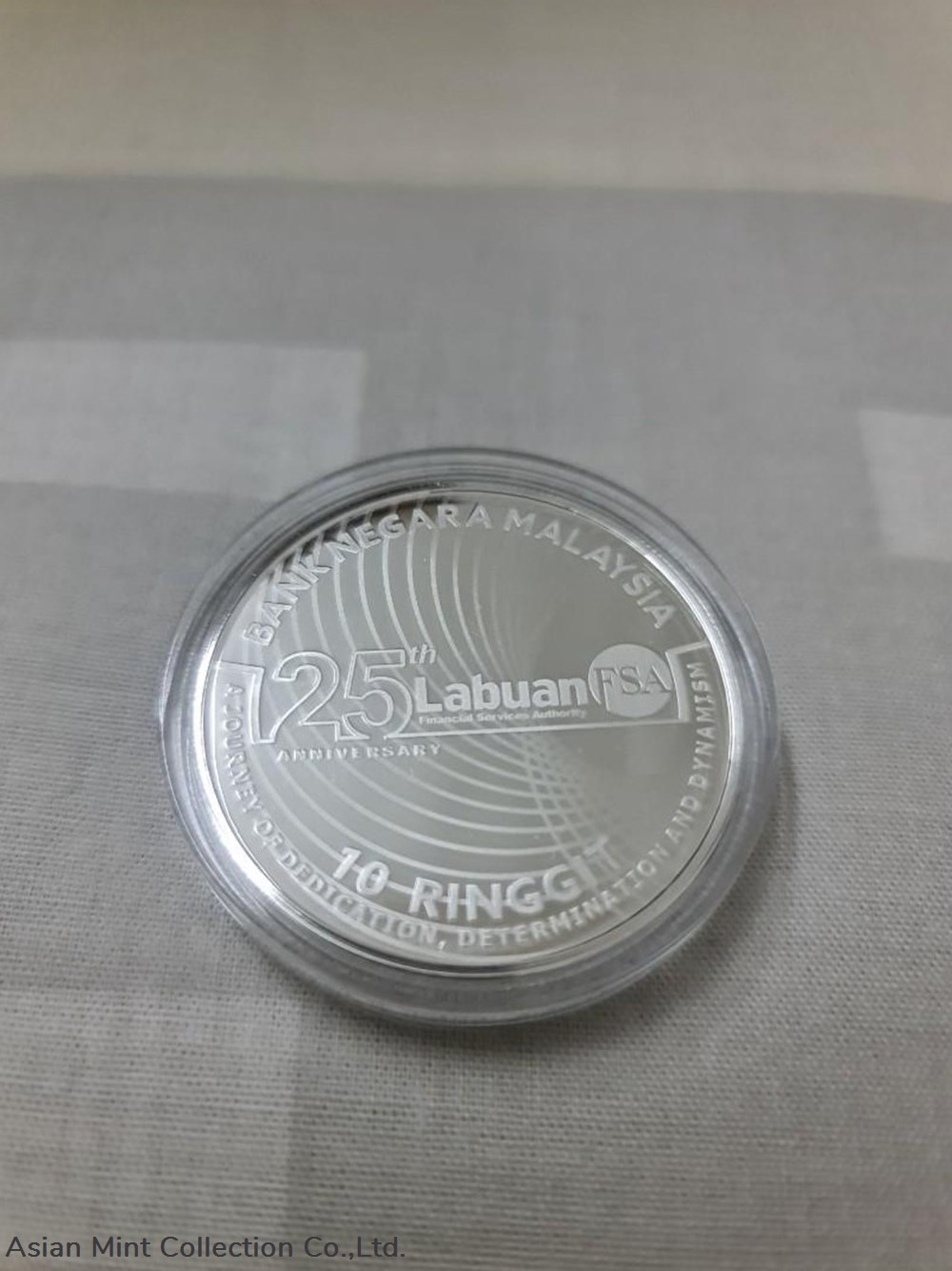 coins ingots bullion 2021 25th anniversary of labuan fsa silver coin