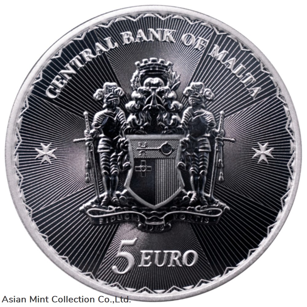 2023 Malta Maltese Cross 1oz Silver BU Coin coins ingots bullion 2023 malta maltese cross 1oz silver bu coin