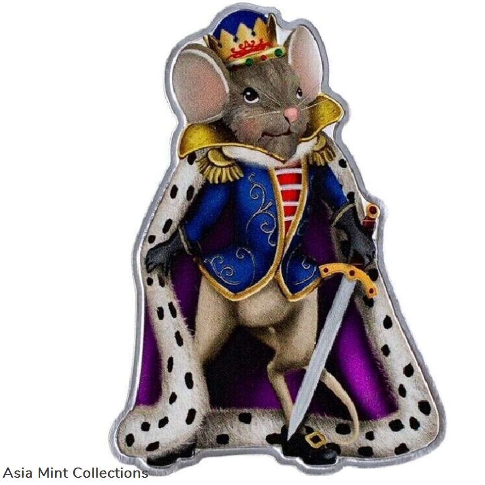 2023 - The Mouse King The Nutcracker PAMP Salomon Islands 1oz Silver PP with Original Packaging coins ingots bullion coin 2023 the mouse king the nutcracker pamp salomon islands 1oz silver pp with original packaging