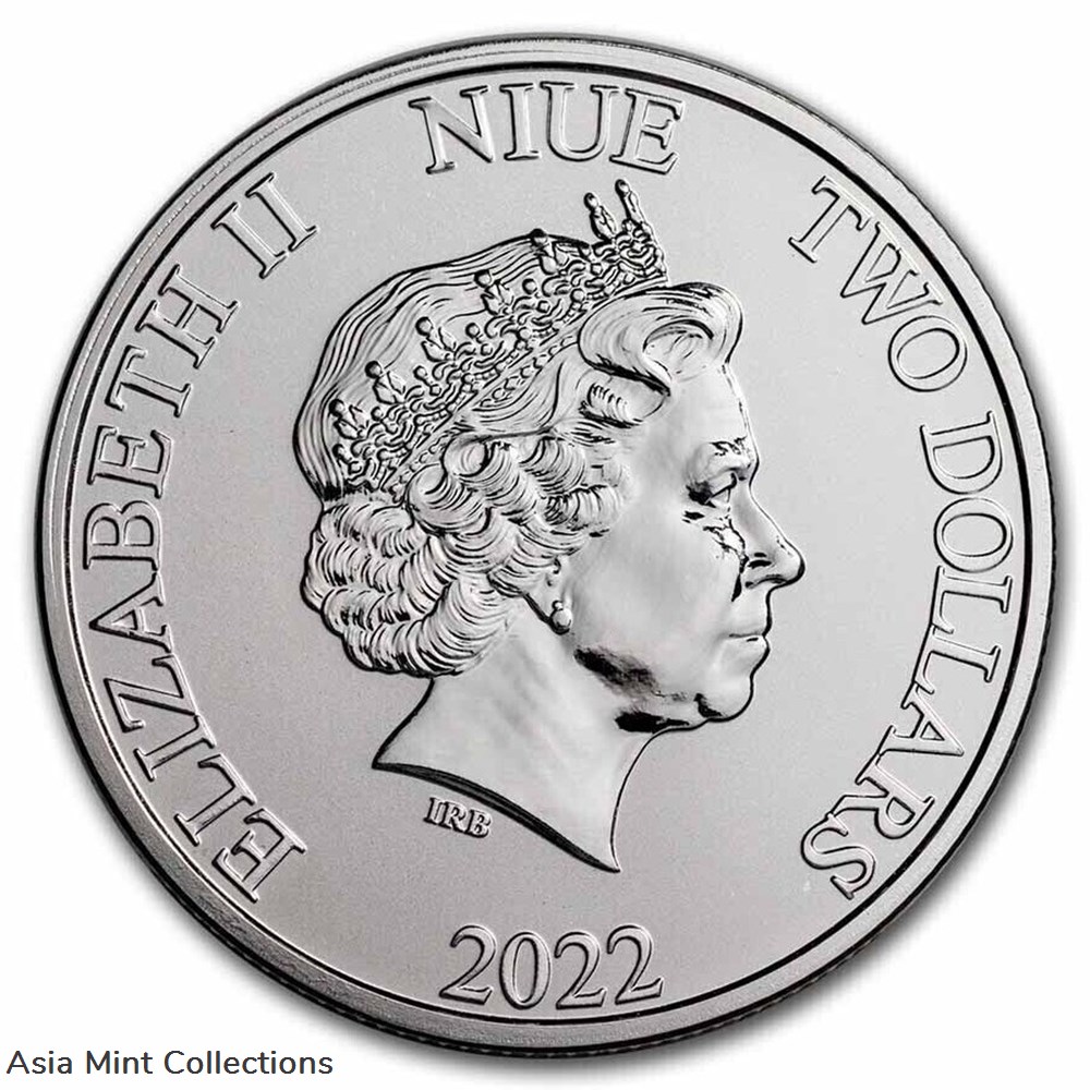 2022 - Darth Vader™ Star Wars™ 1oz Niue $2 Silver Coin with Coin Capsule 2 coins ingots bullion 2022 darth vader star wars 1oz niue 2 silver coin with coin capsule