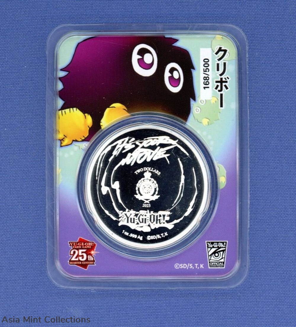 coins ingots bullion coin 2023 yu gi oh kuriboh 1oz 999 silver colored niue st bu in tep
