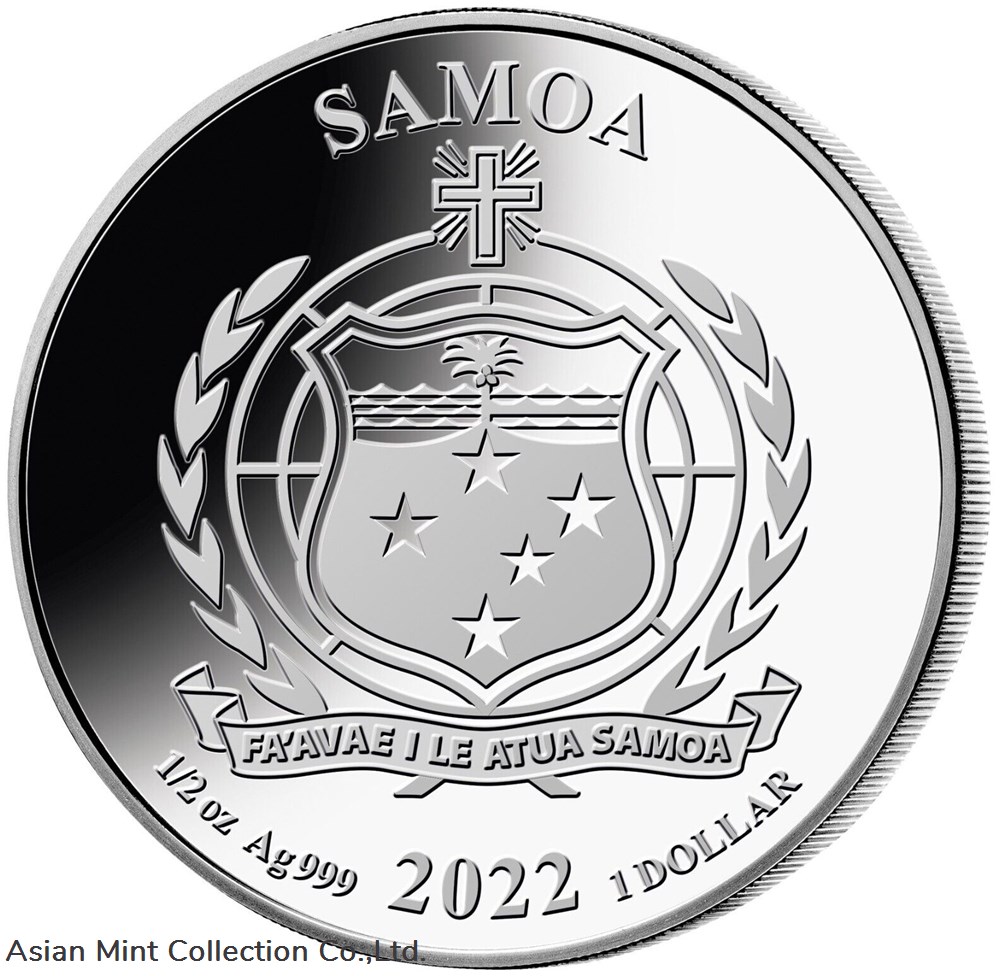 2022 - Samoa Justice League DC comics Superman vs Darkseid 1/2 oz .999 silver 2 coins ingots bullion coin 2022 samoa justice league dc comics superman vs darkseid 1 2 oz 999 silver