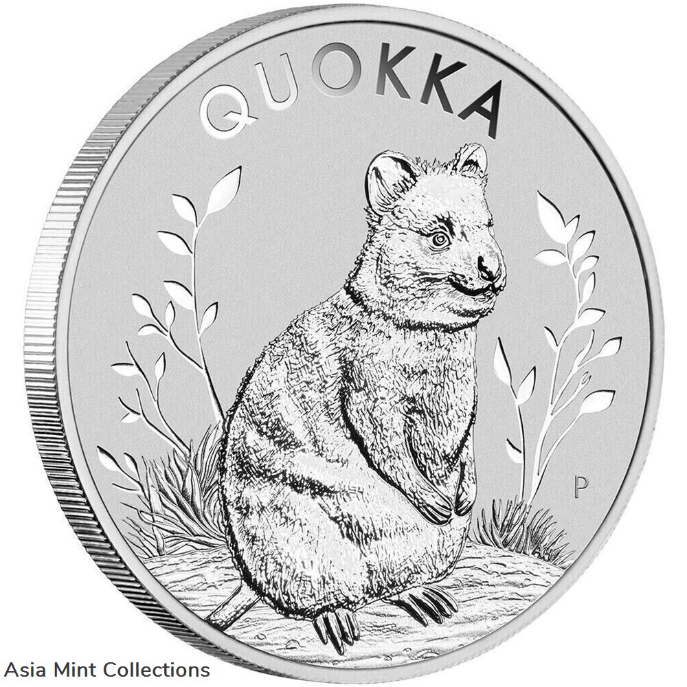 2023 - Quokka 1 Oz 999 Silver 2023 Australia 1 Dollar ST/BU coins ingots bullion coin 2023 quokka 1 oz 999 silver 2023 australia 1 dollar st bu