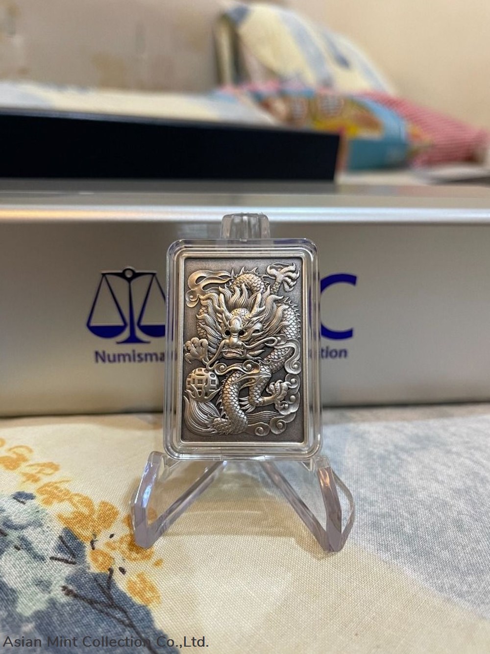 medals china dragon phoenix high relief antique 999 silver medal 50 gram with coa