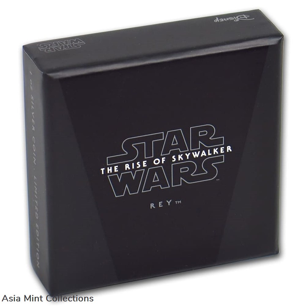 2019 Niue 1 oz Silver $2 Star Wars The Rise of Skywalker: Rey 7 coins ingots bullion coin 2019 niue 1 oz silver 2 star wars the rise of skywalker rey