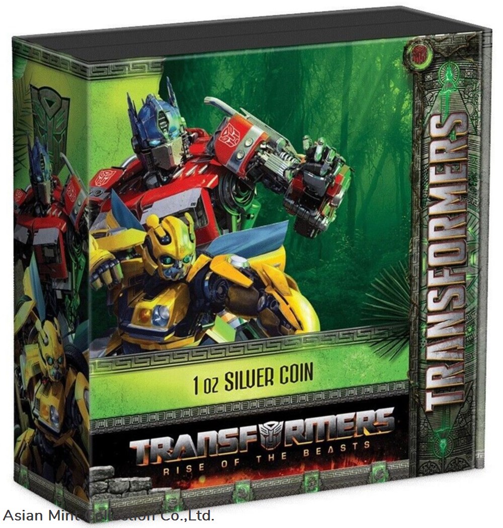 2023 $2 Niue Hasbro TRANSFORMERS 7 RISE OF THE BEASTS 1 Oz Silver Coin. 5 coins ingots bullion 2023 2 niue hasbro transformers 7 rise of the beasts 1 oz silver coin