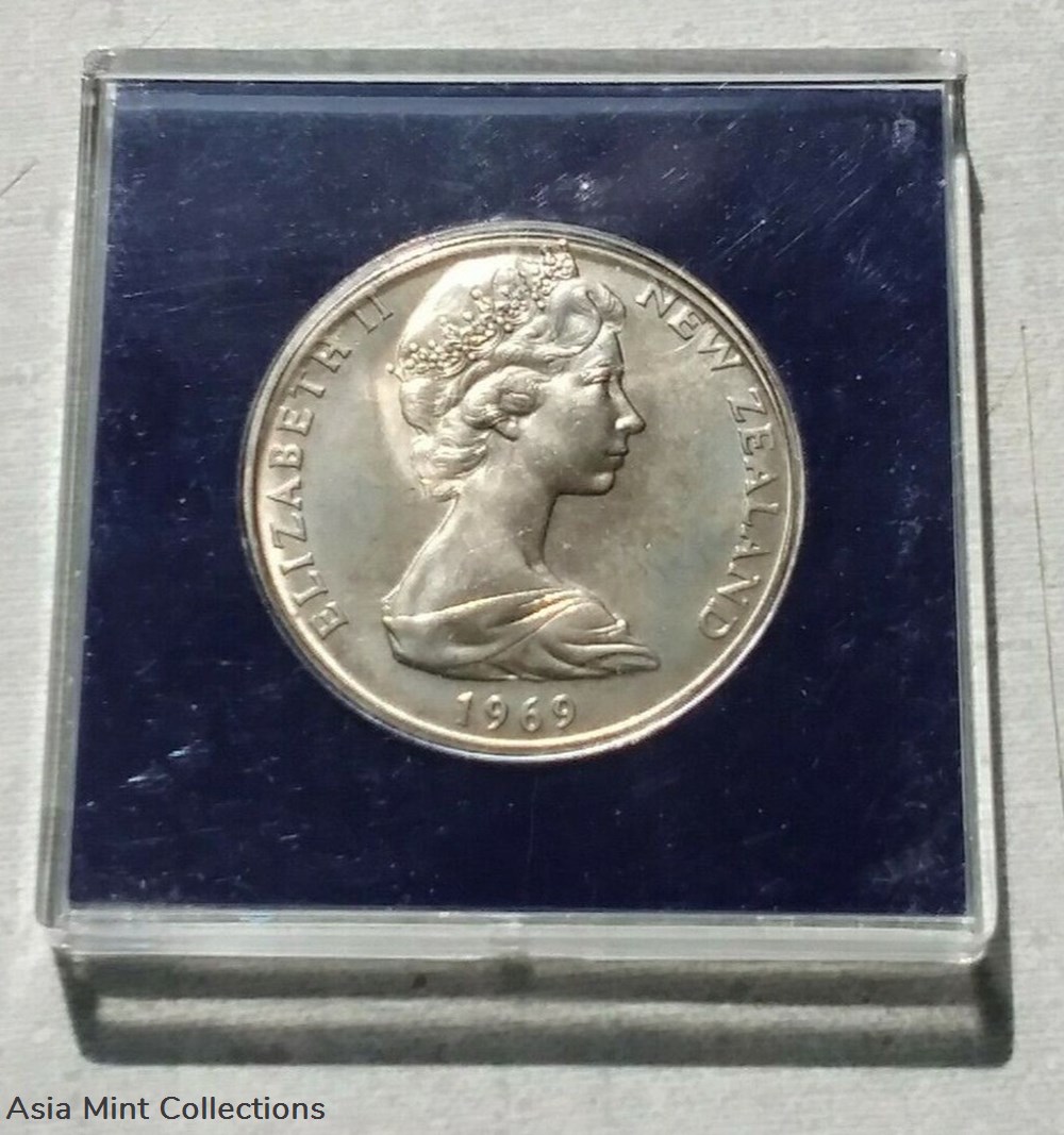 1969 New Zealand One Dollar Commemorating Cook Bi-Centenary coins ingots bullion silver coin 1969 new zealand one dollar commemorating cook bi centenary