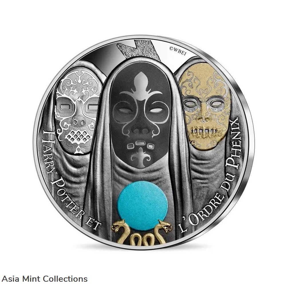 2021 France 10€ Colorised Silver Coin Harry Potter and the Order of the Phoenix - The Prophecy coins 2021 france 10 colorised silver coin harry potter and the order of the phoenix the prophecy