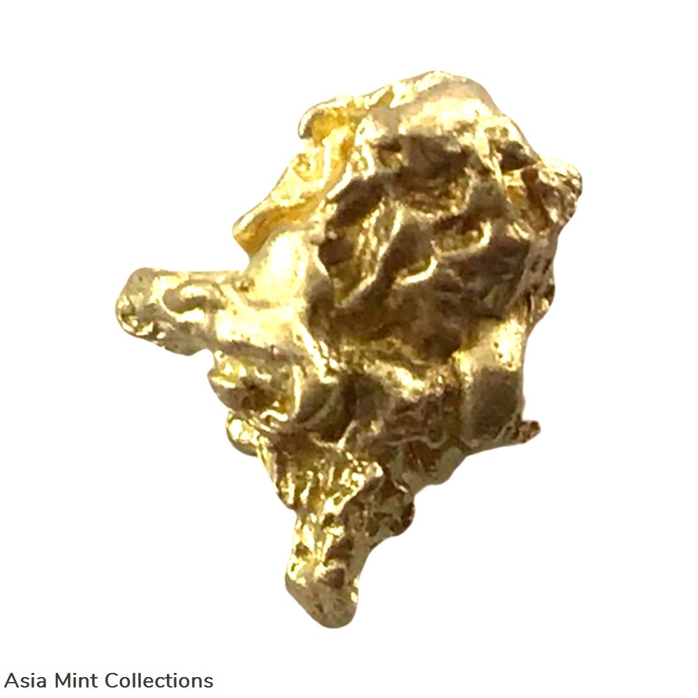 3.16 grams Natural Native Australian Solid High Quality Alluvial Gold Nugget minerals meteorites 3 16 grams natural native australian solid high quality alluvial gold nugget