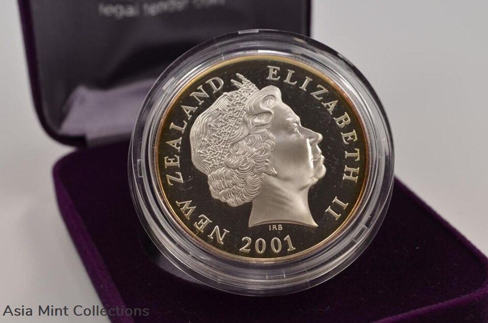 coins ingots bullion 2001 new zealand silver 5 proof coin royal visit
