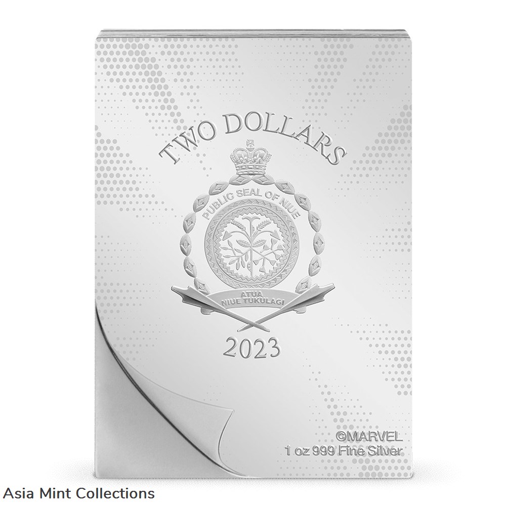 2023 Niue Marvel Comics #1 COMIX 1oz Silver Colorized Proof Coin 4 coins ingots bullion 2023 niue marvel comics 1 comix 1oz silver colorized proof coin