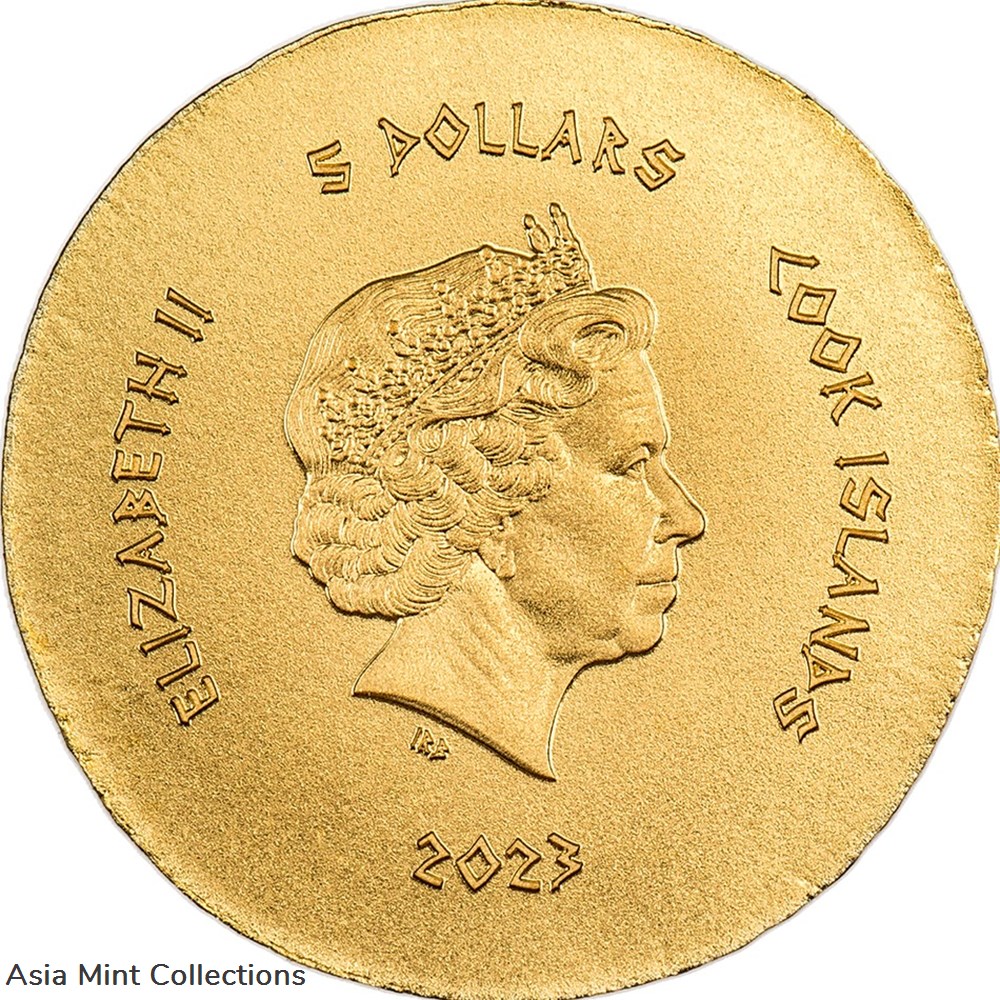 2023 - Cook Islands Honey Bee 0.5 Grams Gold CIT $5 *Silk Finish* 2 coins ingots bullion coin 2023 cook islands honey bee 0 5 grams gold cit 5 silk finish