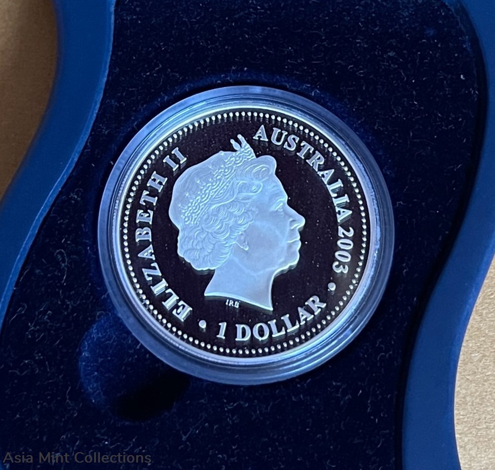 2003 - AUSTRALIA $1 GOLDEN JUBILEE OF CORONATION 1 oz 99.9 SILVER COIN 2 coins ingots bullion 2003 australia 1 golden jubilee of coronation 1 oz 99 9 silver coin