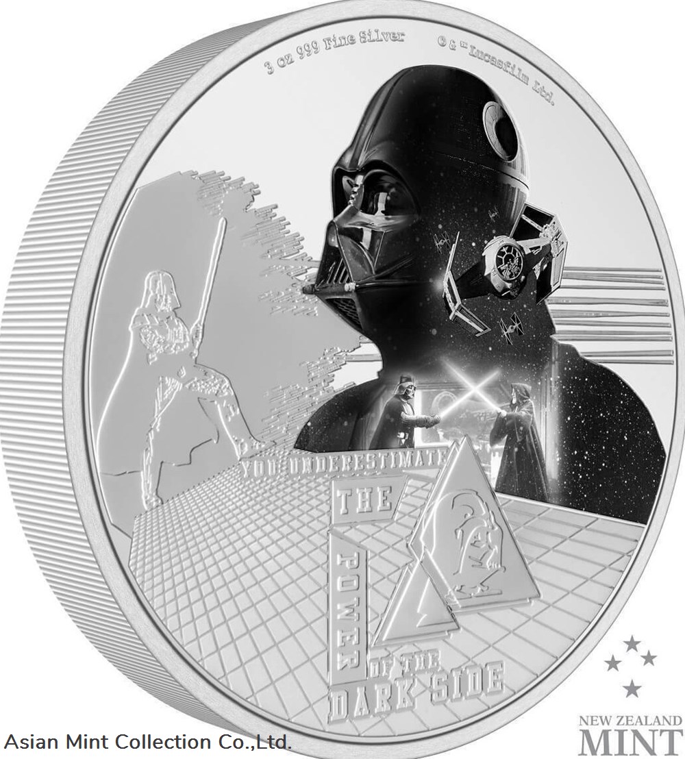 2023 Niue Star Wars Darth Vader 3oz Silver Colorized Proof Coin 2 coins ingots bullion 2023 niue star wars darth vader 3oz silver colorized proof coin