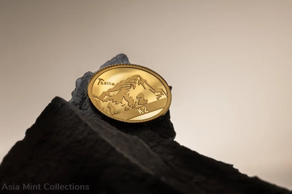 2024 Cook Islands K2 Peaks 0.5g Gold Proof Coin 3 coins ingots bullion 2024 cook islands k2 peaks 0 5g gold proof coin